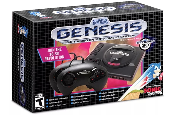 世嘉:年底带来复古版Genesis迷你型主机