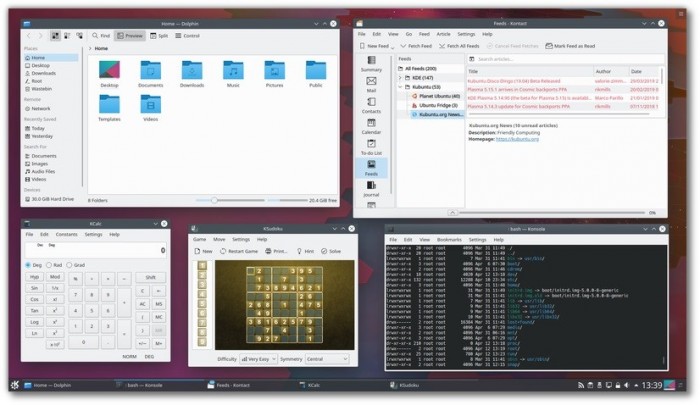 Kubuntu 19.04上线：诸多核心组件升级