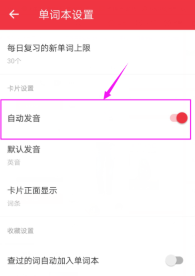 有道词典设置自动发音的详细操作