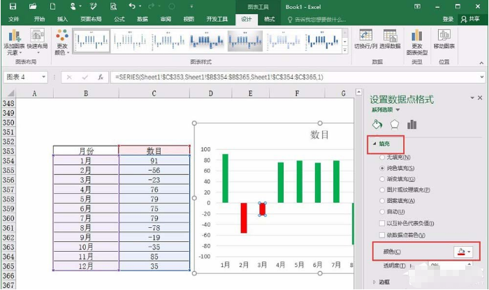 Excel制作背离式图表的图文操作