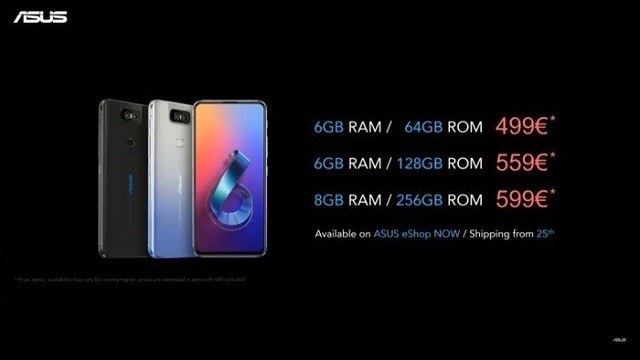 华硕新品ZenFone 6上线：适配最新Android Q