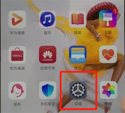华为p30pro更改返回键的具体操作方法