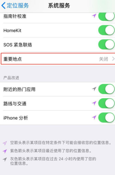 iPhoneX查看去过地方的操作步骤