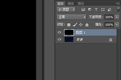 Photoshop制作流星效果的操作过程