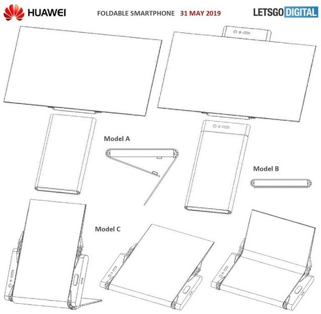 华为新专利：双屏折叠设备供应三种使用模式