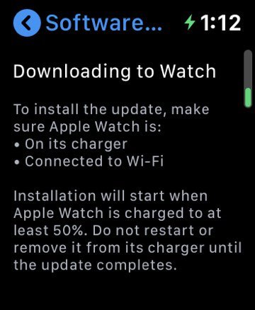 传Apple Watch可能会独立更新系统
