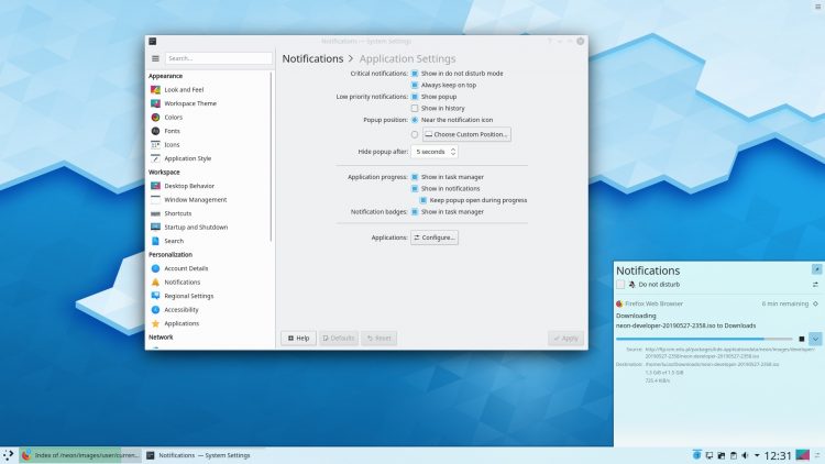 桌面环境 KDE Plasma 5.16推出