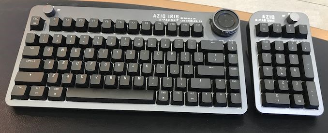 Azio推个性机械键盘 旋钮式开关