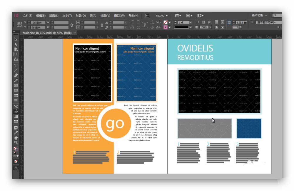 Indesign快速全屏查看制作中文档的操作使用方法