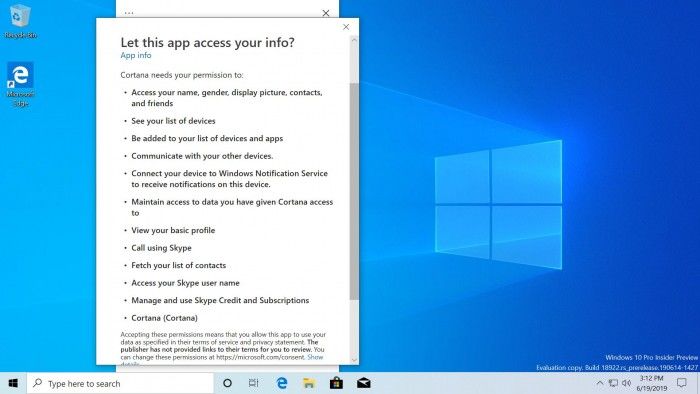 微软带来适用Win10的新Cortana体验