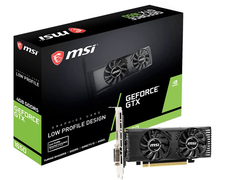 微星迎来GTX1650半高卡 没有DP接口