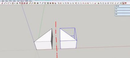 草图大师里镜像功能使用操作方法