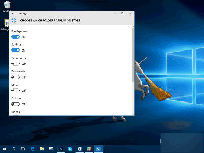 Win10开始菜单栏增加或移除文件的详细操作