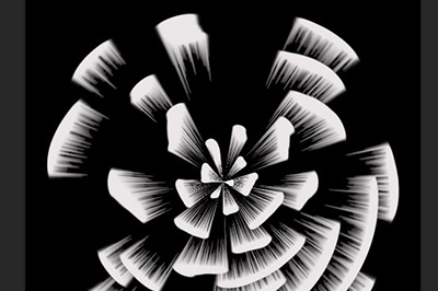 Photoshop制作礼花效果的相关操作方法