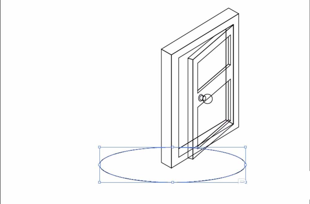 ai设计2.5d立体门的使用操作讲解