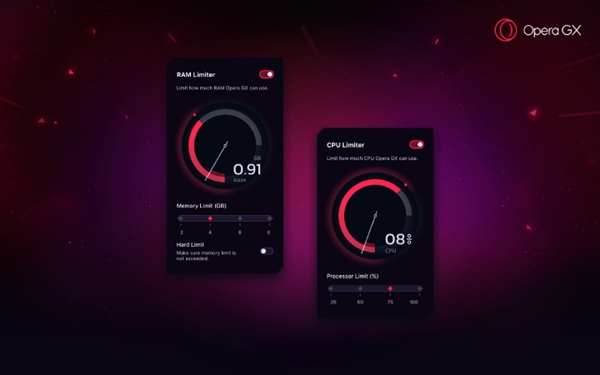 Opera GX浏览器来了：狂吃内存不存在了