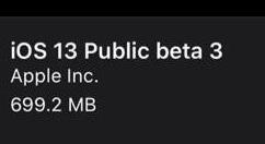 iOS 13/iPadOS公测版beta 3上线