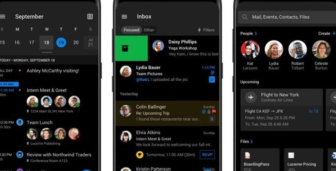 微软Outlook App更新：黑暗模式将至