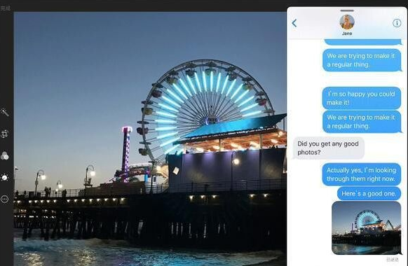 ipad分屏大小调整的操作过程