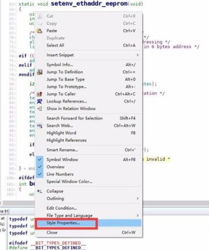 source insight界面调色的具体方法