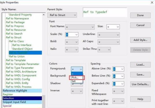 source insight界面调色的具体方法