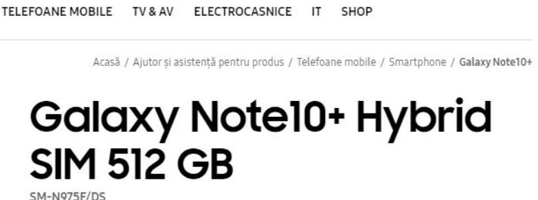 没悬念！Galaxy Note 10+将提供256 GB和512 GB存储
