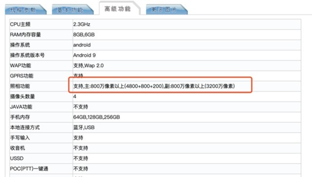 vivo一款三摄新设备得到工信部认证