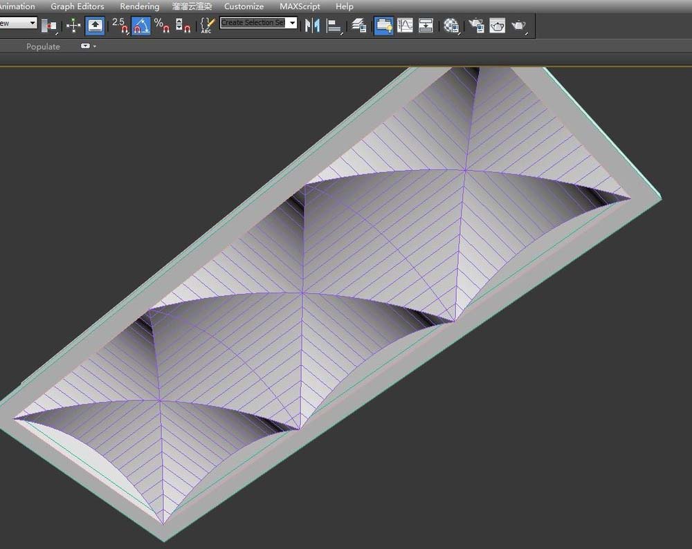 3dmax创建欧式异型天花模型的操作教程