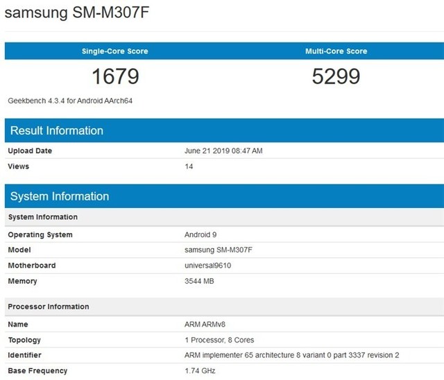 三星Galaxy M30s泄露： Infinity-U显示屏