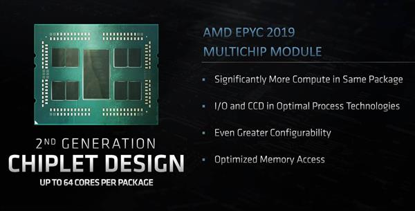 AMD将推7nm EPYC处理器：性能翻倍