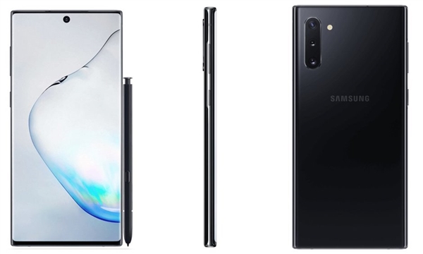 安卓机皇三星Note 10大曝光：颜值帅