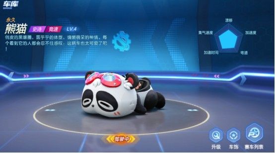 跑跑卡丁车手游熊猫车加点技巧分享