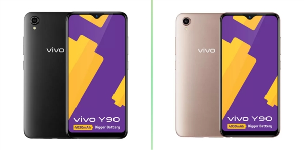 国产新移动设备vivo Y90发布：4030mAh+联发科A22