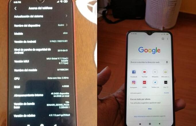 Redmi 8A参数泄露：5000mAh电池