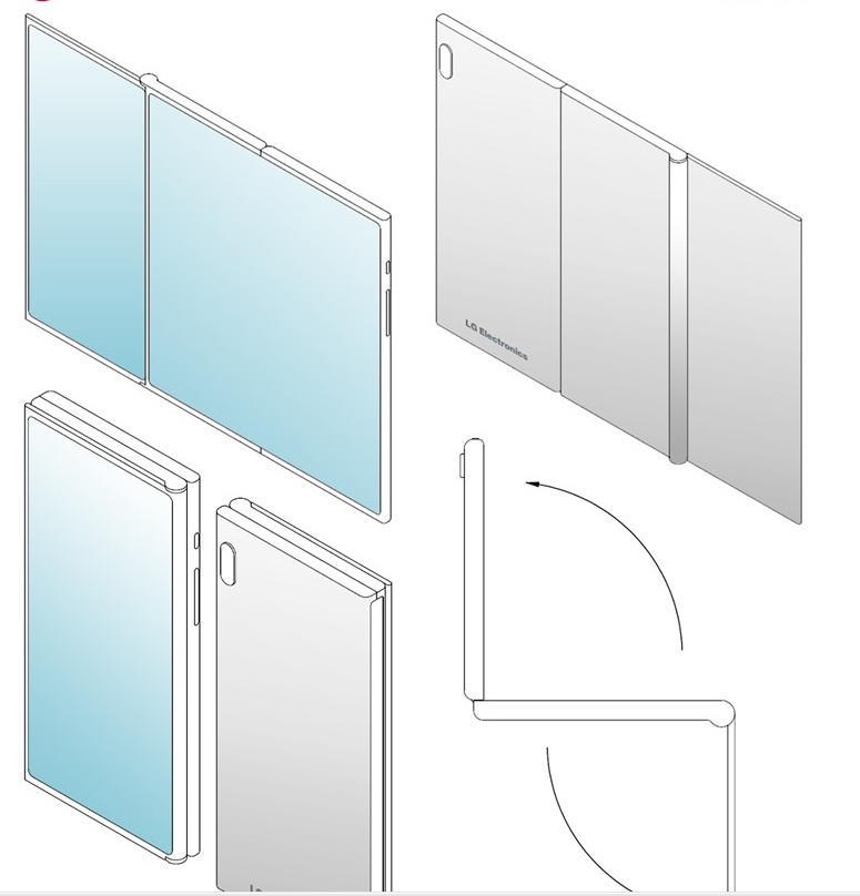 三星Z字形折叠手机专利泄露：屏幕亮了