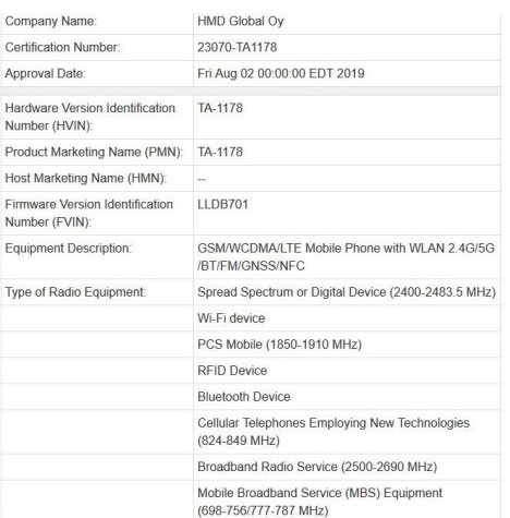 诺基亚 6.2/7.2 于加拿大得到认证 会于北美地区上线