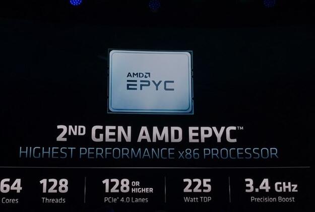 AMD 7nm EPYC处理器现身：世界最强