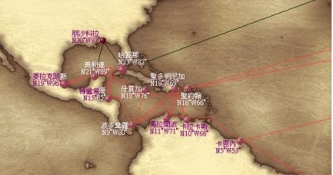 大航海时代4威力加强版所有城市名称和方位攻略