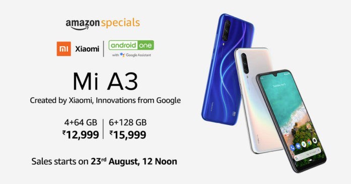 小米A3现身印度市场：约1286元