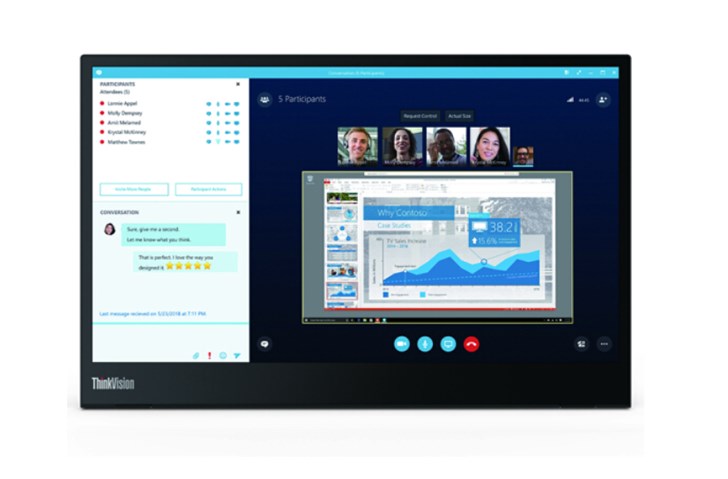 联想带来一体式可折叠显示器：1799元