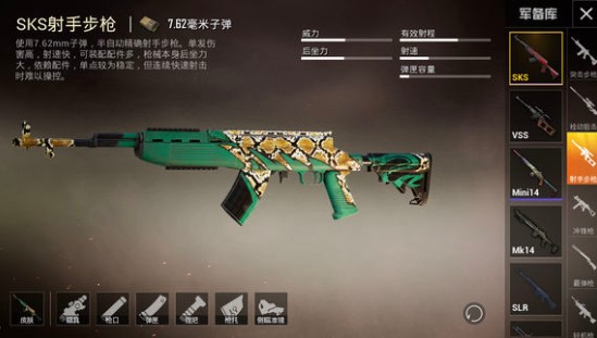 和平精英sks玉龙皮肤60点卷团购攻略