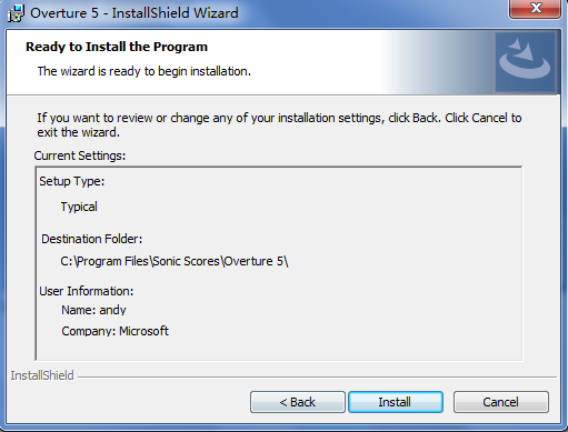 Overture软件的详细安装方法步骤