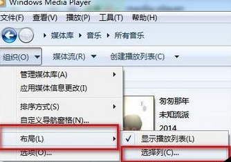 Windows Media Player中歌曲内容的了解方法步骤