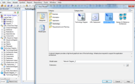 Power Designer创建网络图的具体操作方法