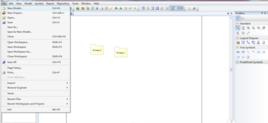 Power Designer新建组织架构图的详细步骤