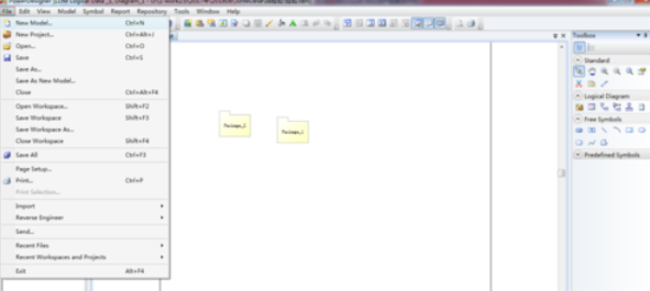 Power Designer中数据流图的创建具体方法