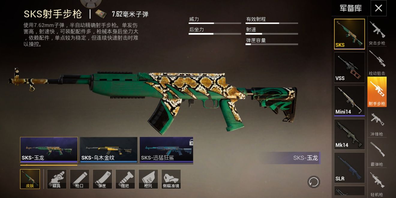 和平精英sks玉龙超值团购速拼攻略