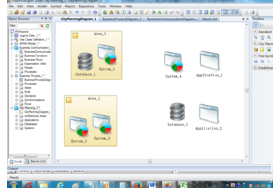 Power Designer中新建城市规划图形的具体方法