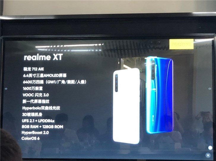 Realme XT入手：采用水滴屏