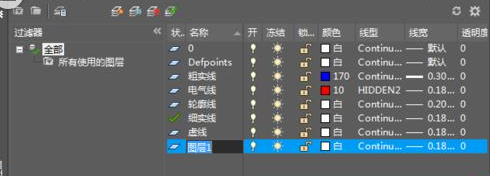 AutoCAD2016中图层建立的详细操作流程